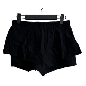 NWOT Women's Workout Gym Shorts Running Quick Dry Pockets Black Medium